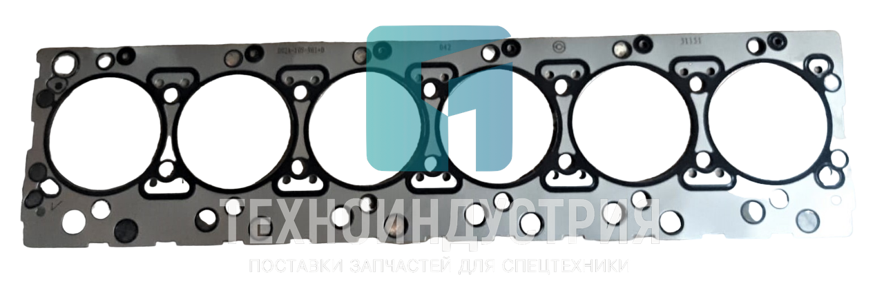 Прокладка ГБЦ двигателя Shanghai SC9DF D02A-109-901+C Техноиндустрия Челябинск